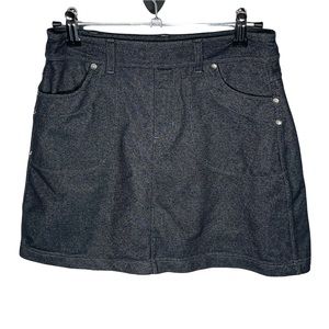 Athleta Black Denim Bettona Classic Skort XXS